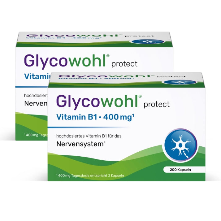 2x Glycowohl® protect Vitamin B1 · 400 mg¹