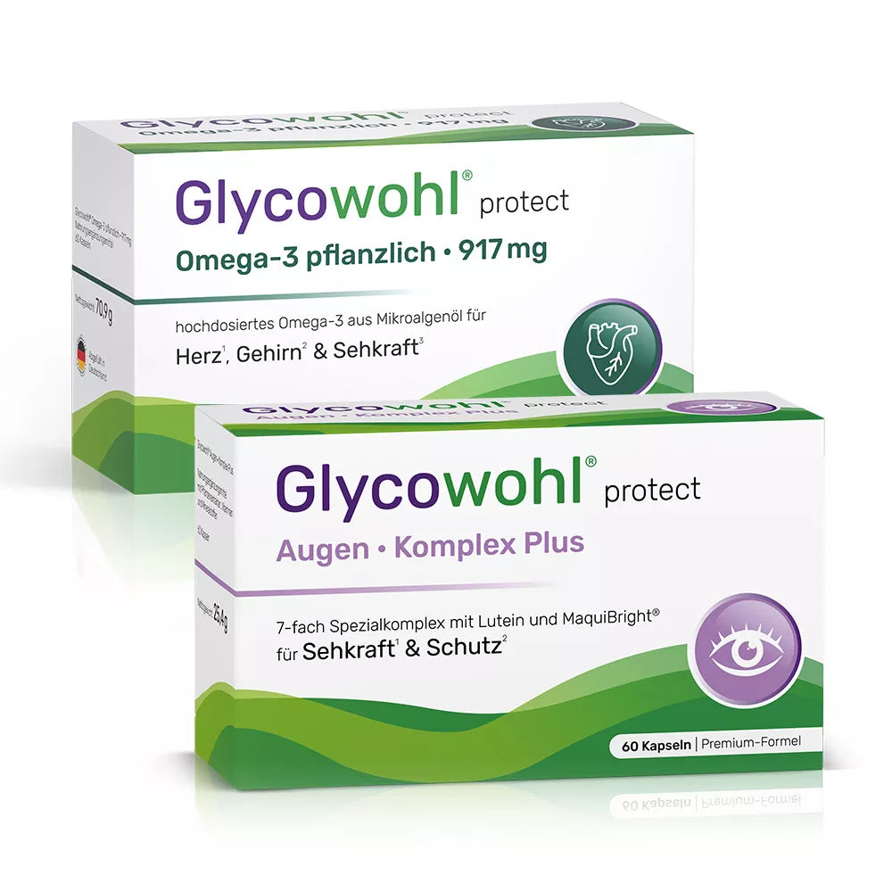 Sehkraft-Powerduo: Augen Komplex + Omega-3