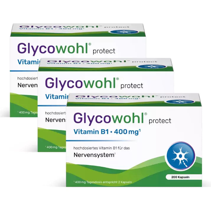 3x Glycowohl® protect Vitamin B1 · 400 mg¹
