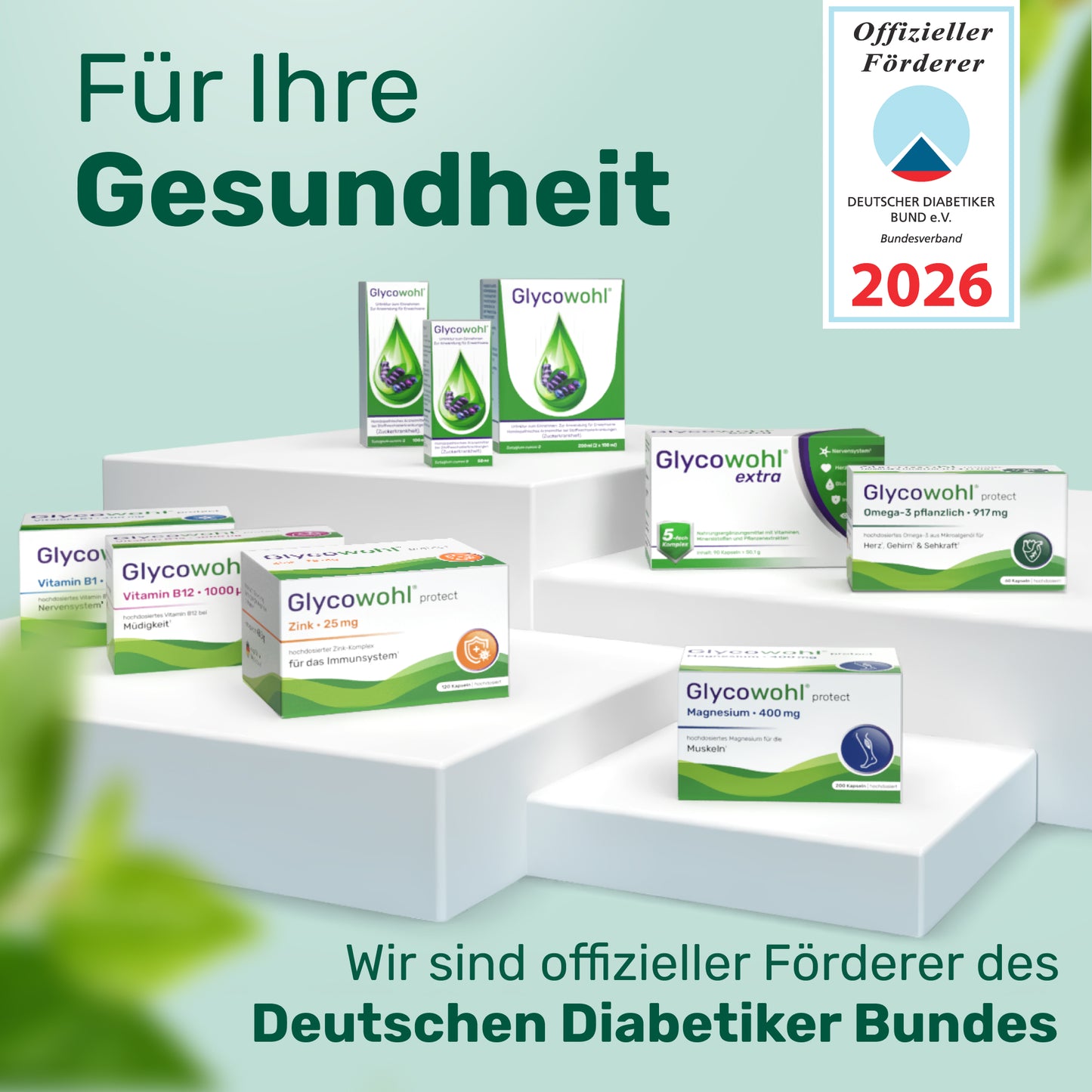 Glycowohl® Omega-3 pflanzlich · 917 mg