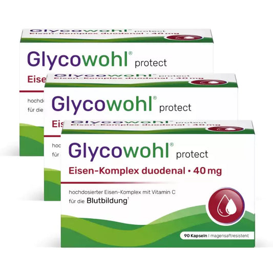 3x Glycowohl® Eisen-Komplex duodenal · 40 mg