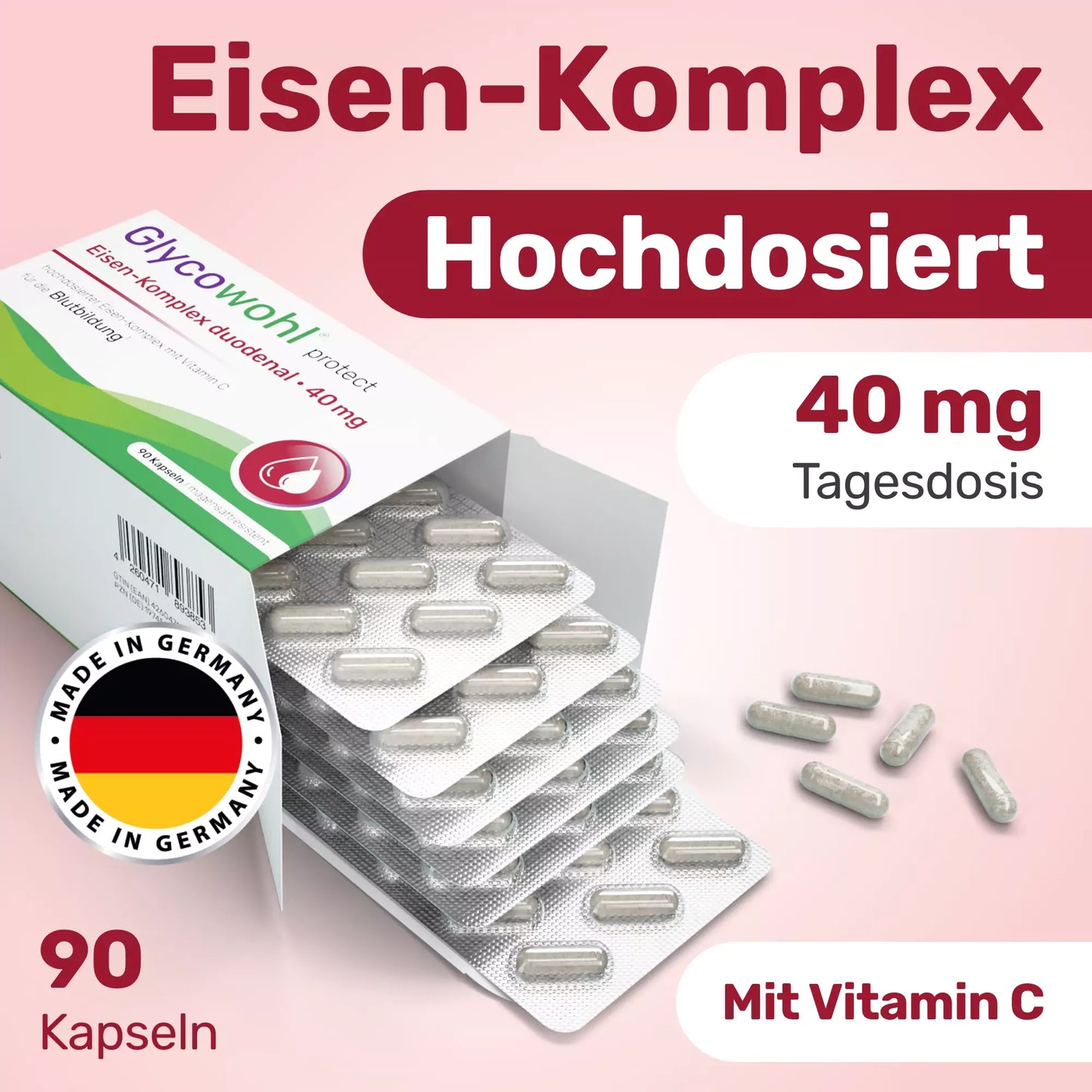 Glycowohl® Eisen-Komplex duodenal · 40 mg