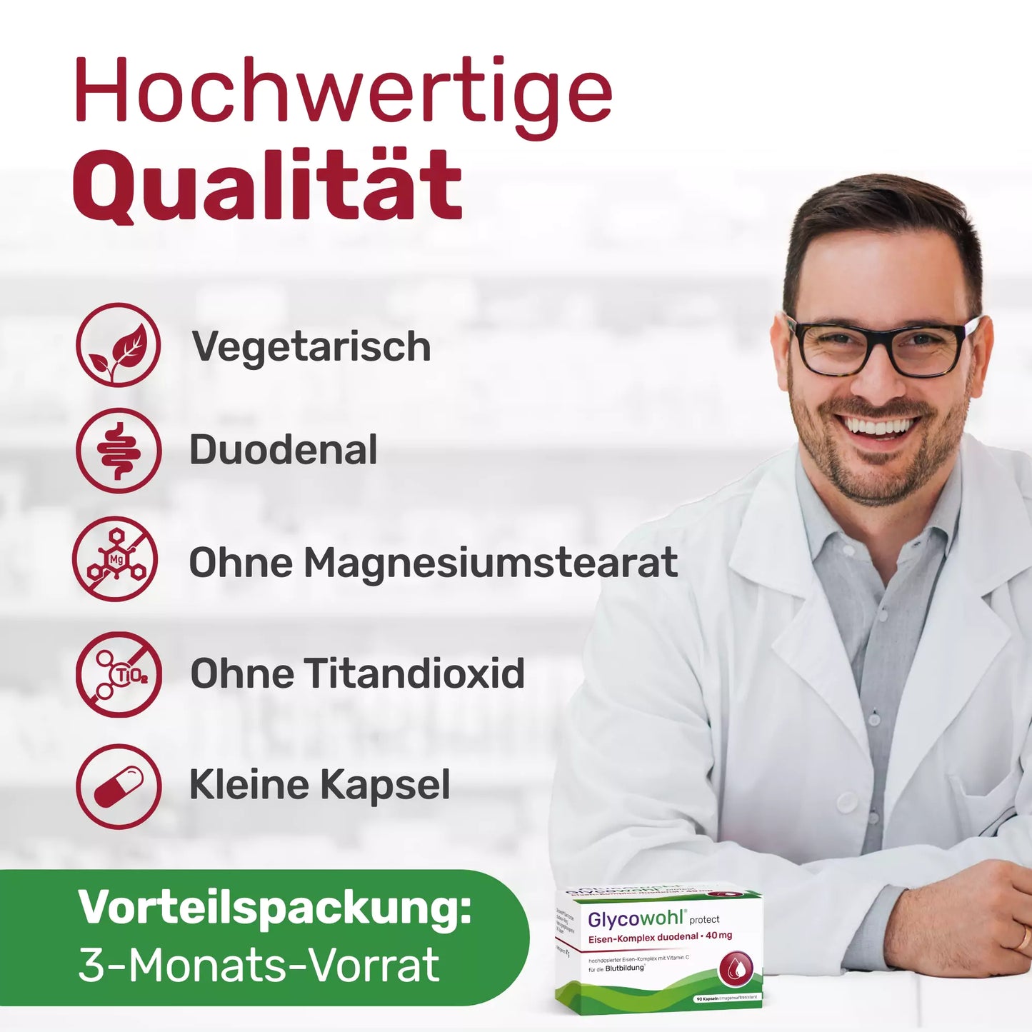 Glycowohl® Eisen-Komplex duodenal · 40 mg