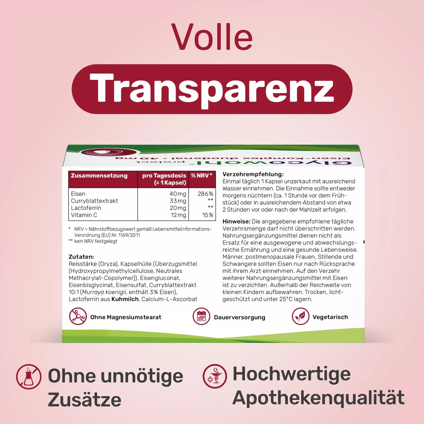 Glycowohl® Eisen-Komplex duodenal · 40 mg